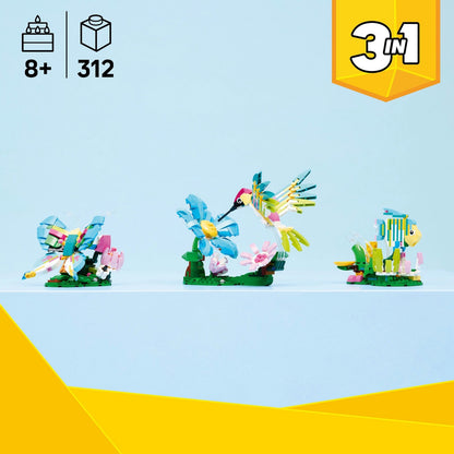 LEGO Creator 3-in-1: Wild Animals: Colourful Hummingbird 31384
