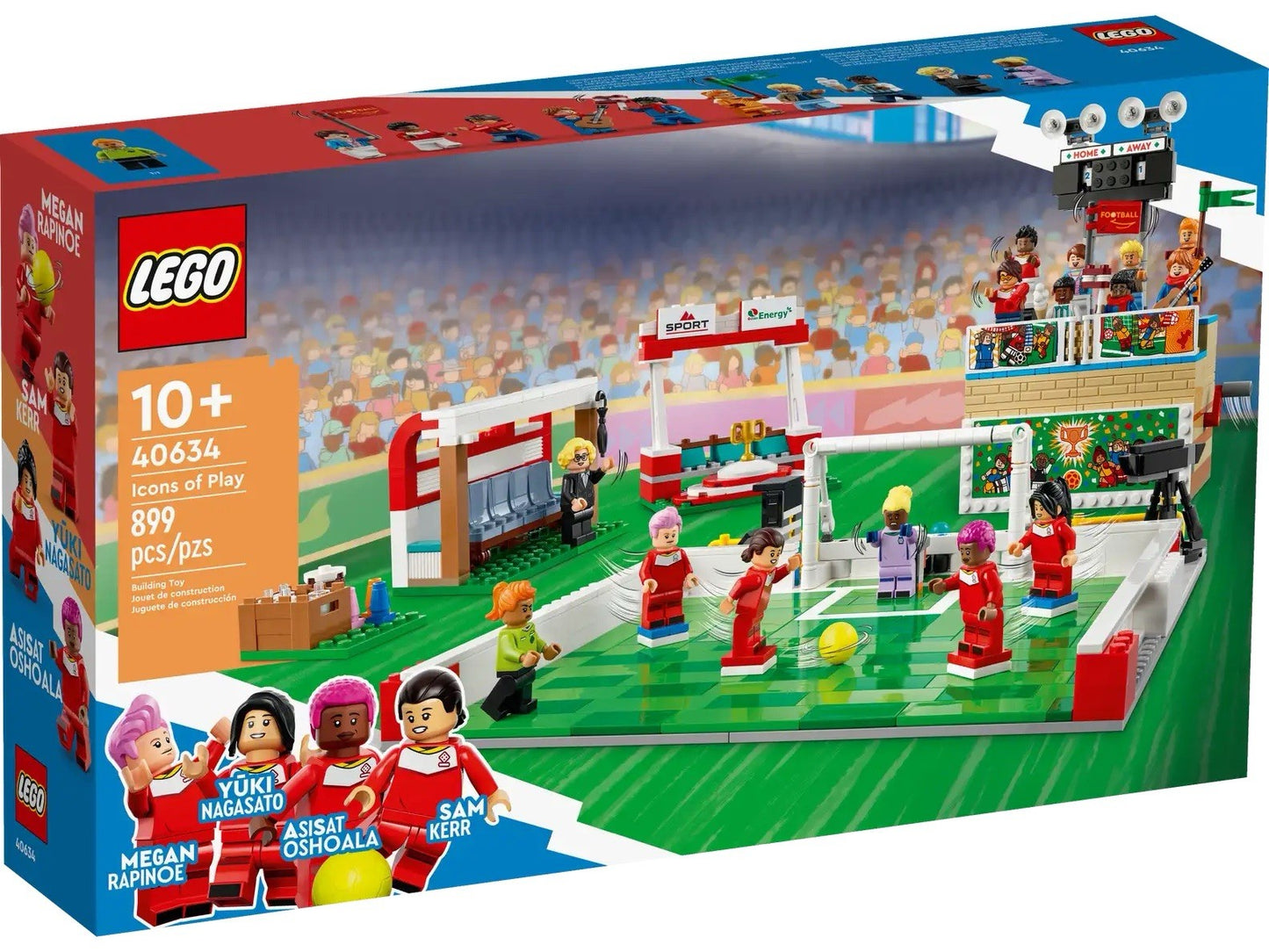 LEGO 40634 Icons of Play Women's Football Soccer