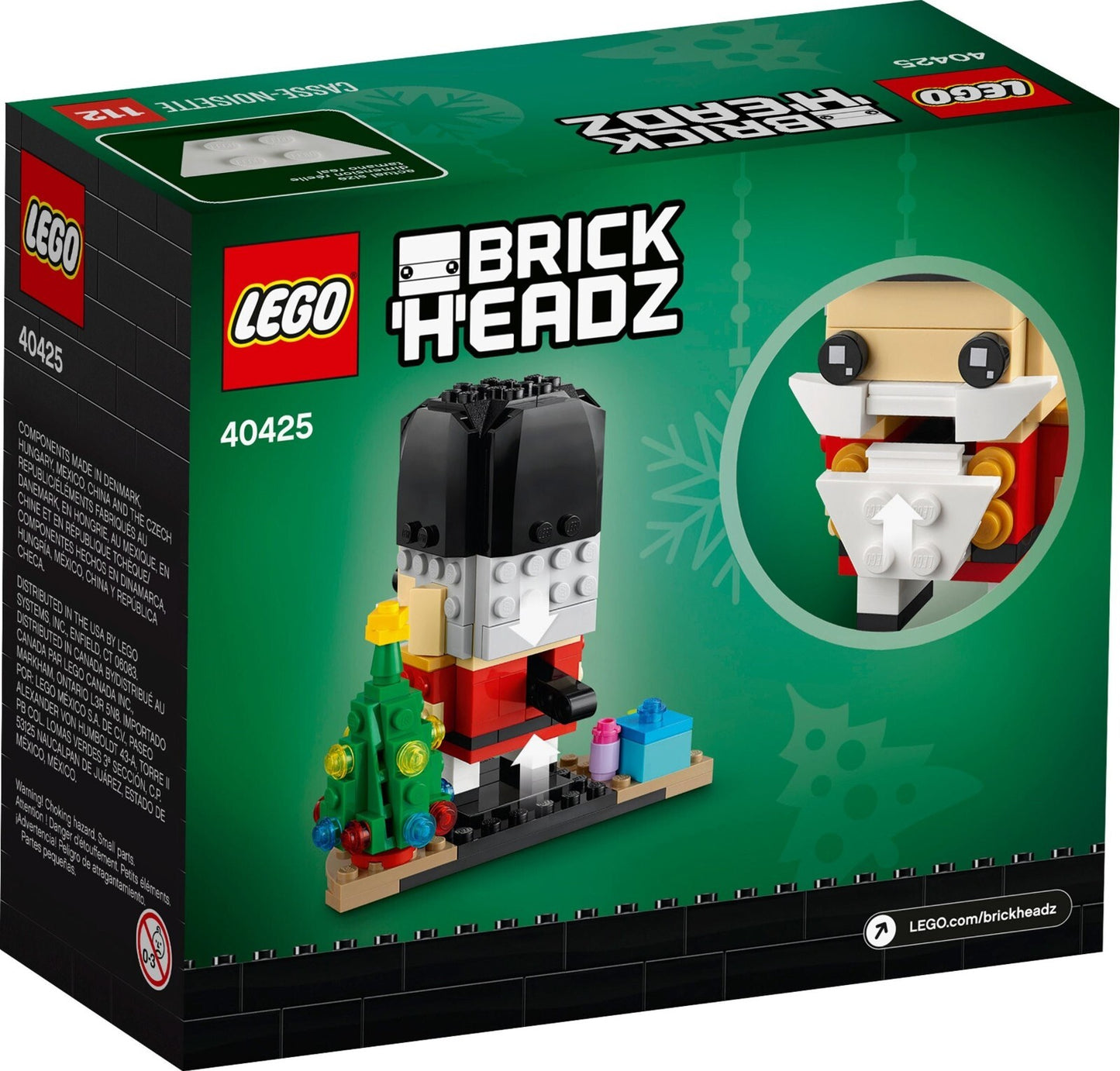 LEGO BrickHeadz 40425 Nutcracker Christmas
