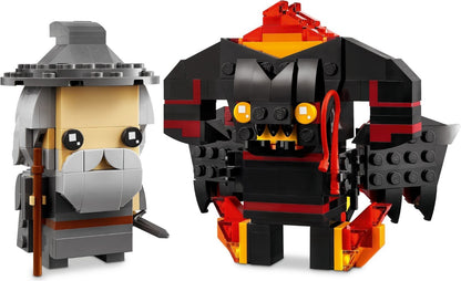 LEGO BrickHeadz 40631 Gandalf the Grey & Balrog