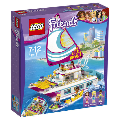 LEGO FRIENDS 41317 Sunshine Catamaran Construction