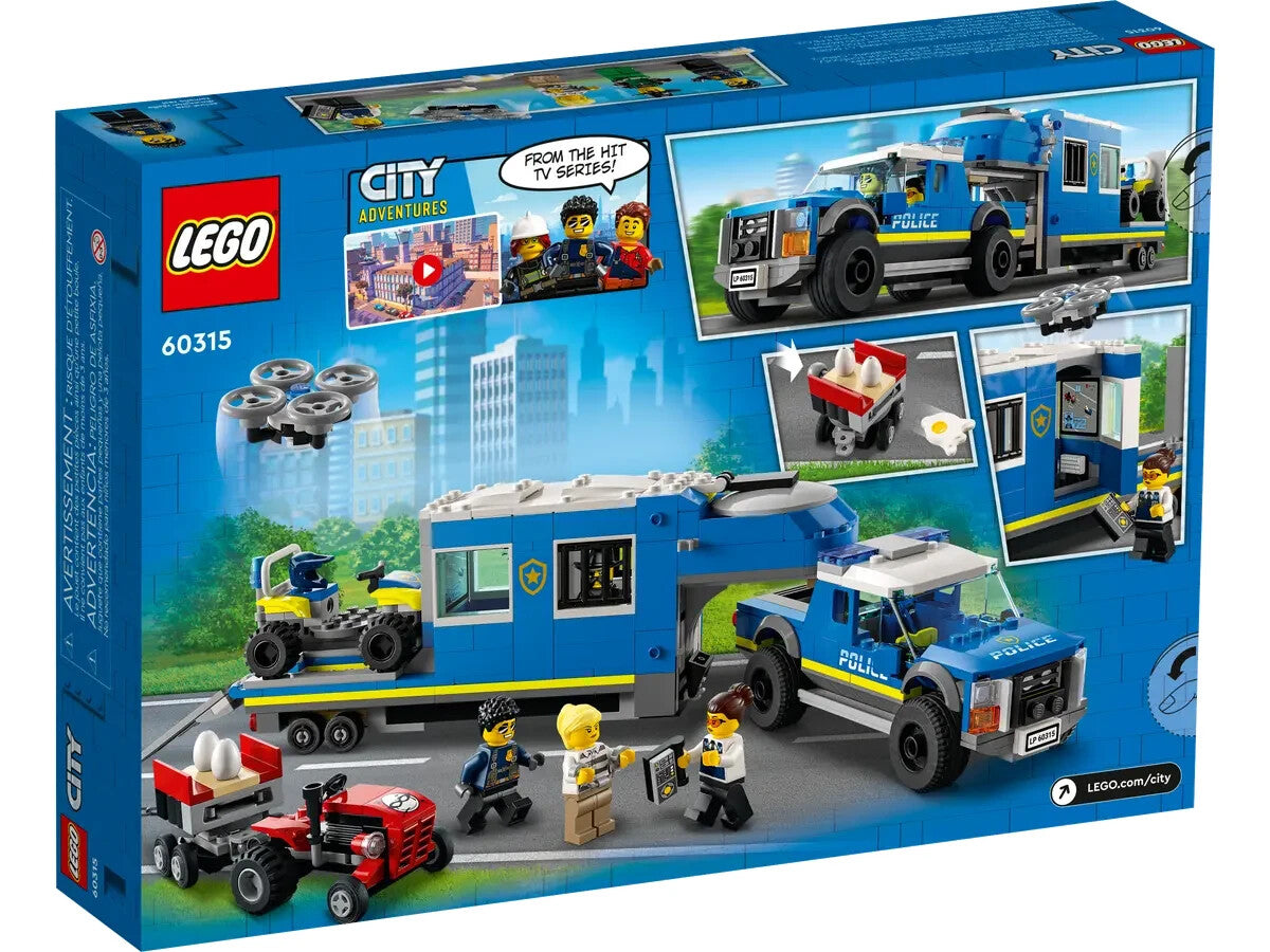 Lego City Town 60315 POLICE MOBILE COMMAND TRUCK
