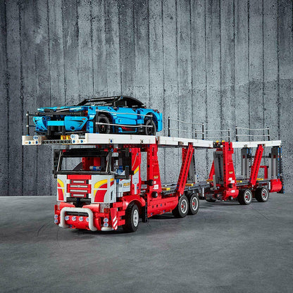 LEGO 42098 Technic Car Transporter Tow Truck Race #1