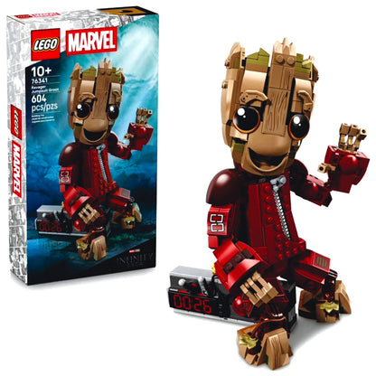 LEGO Marvel Ravager Jumpsuit Groot 76341 604 Pieces Infinity Saga NEW IN BOX