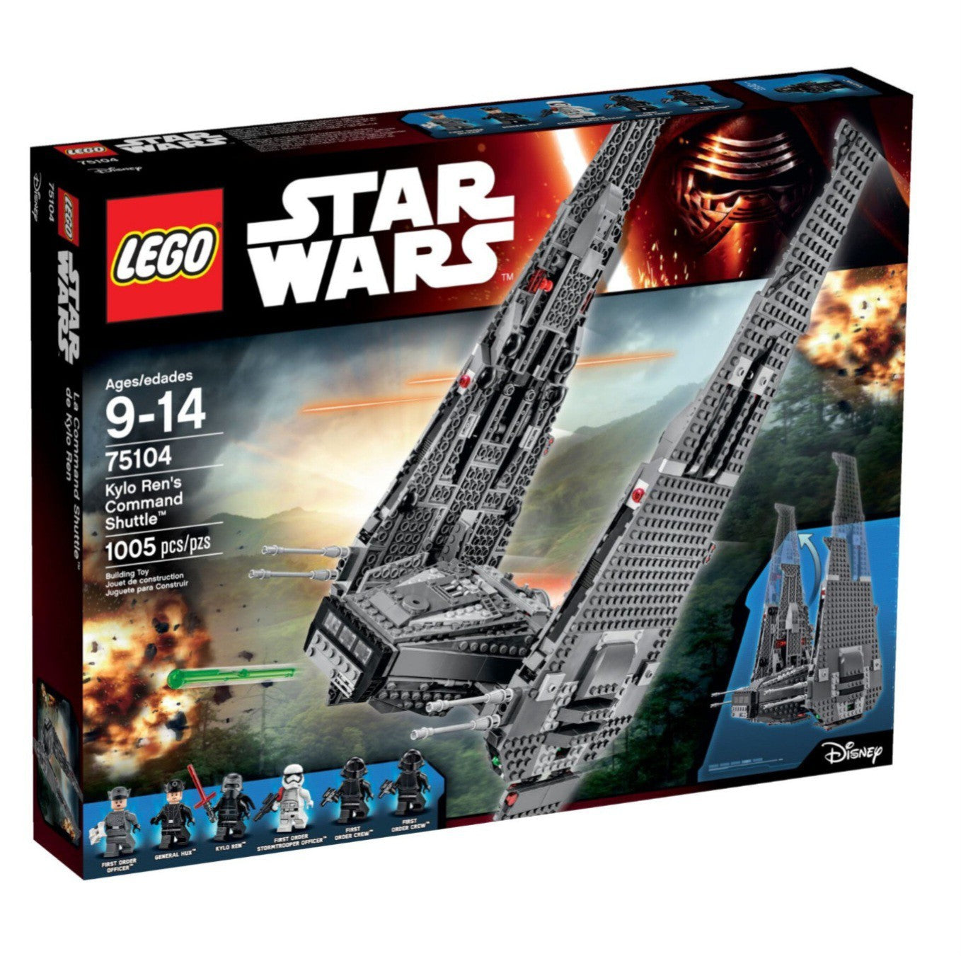 New LEGO Star Wars 75104 Kylo Ren’s Command Shuttle