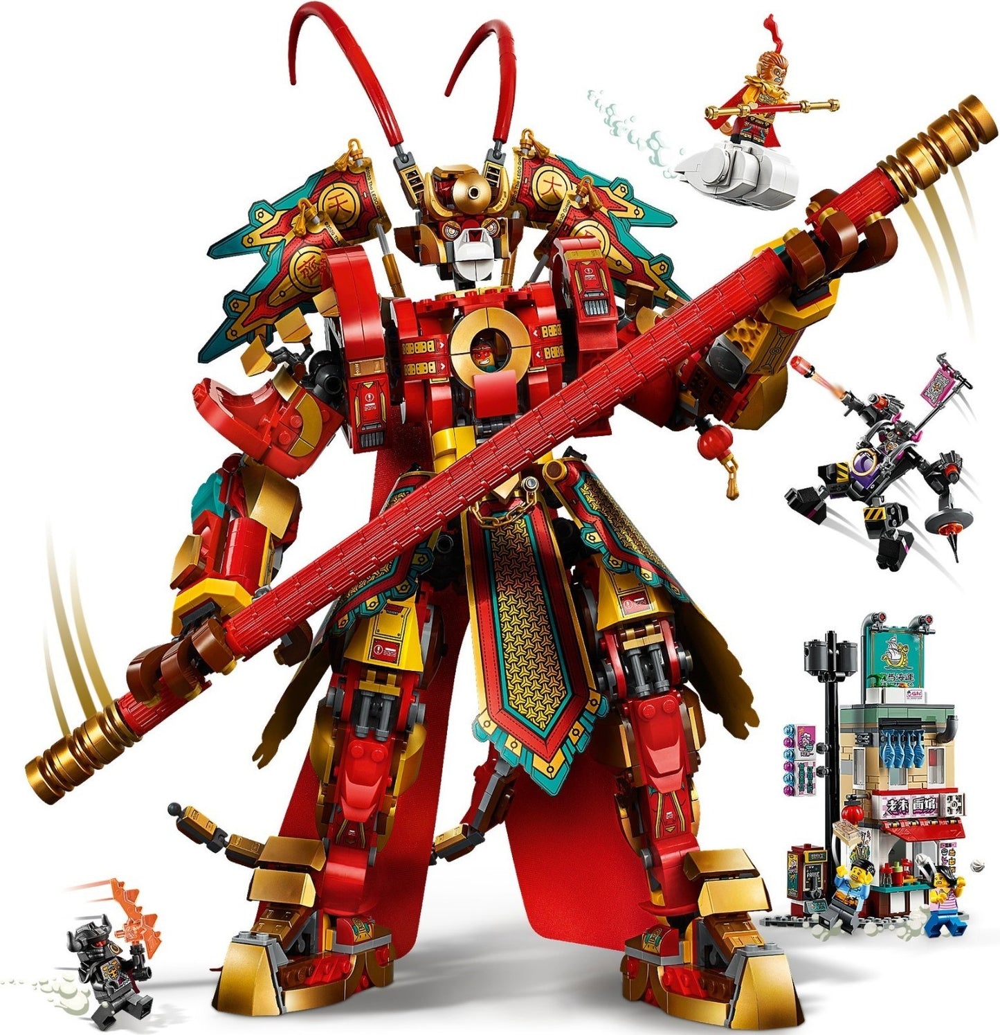 LEGO MONKIE KID 80012 Monkey King Warrior Mech