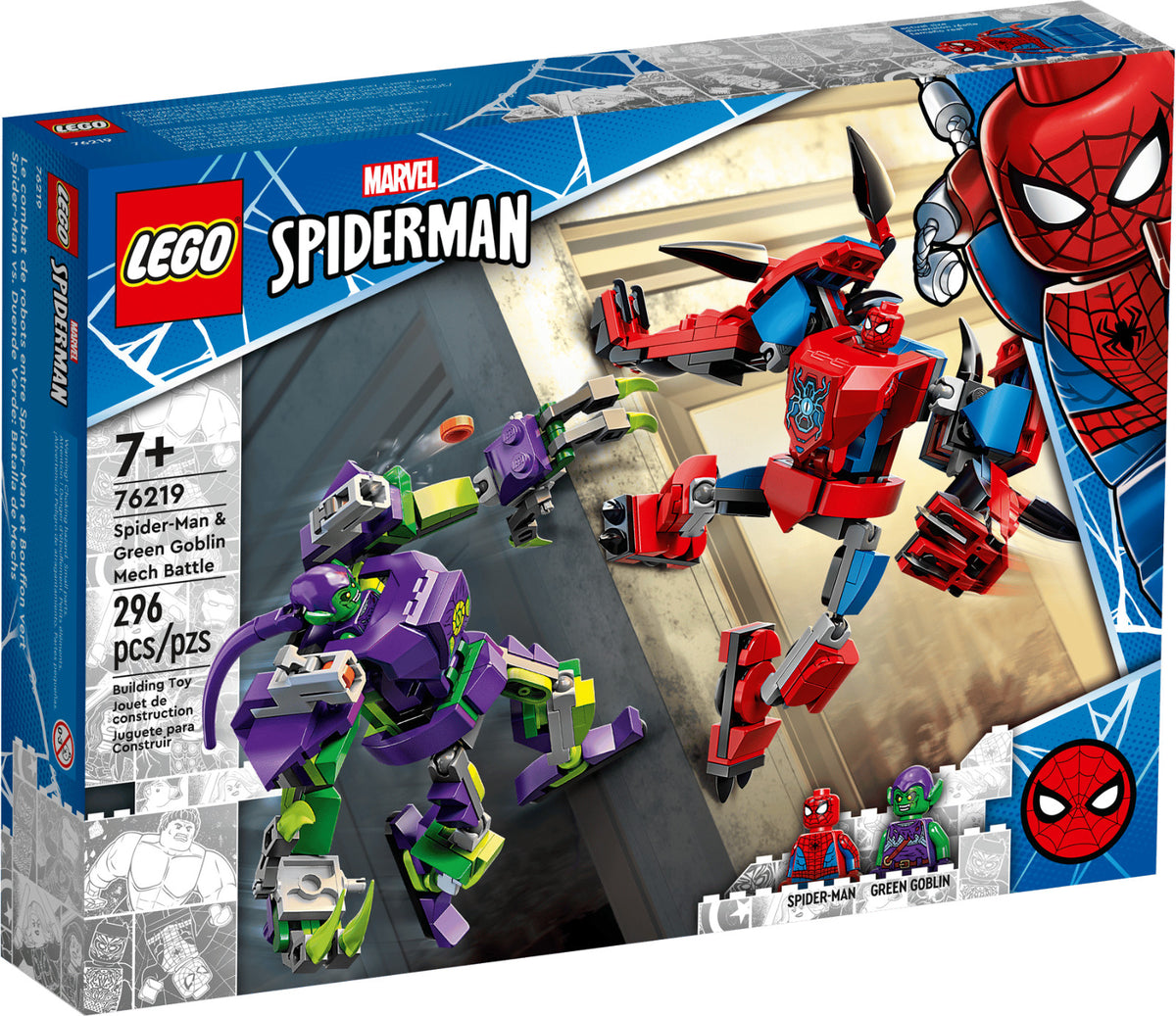 Lego Marvel Super Heroes 76219 SPIDER-MAN & GREEN GOBLIN MECH BATTLE New Sealed