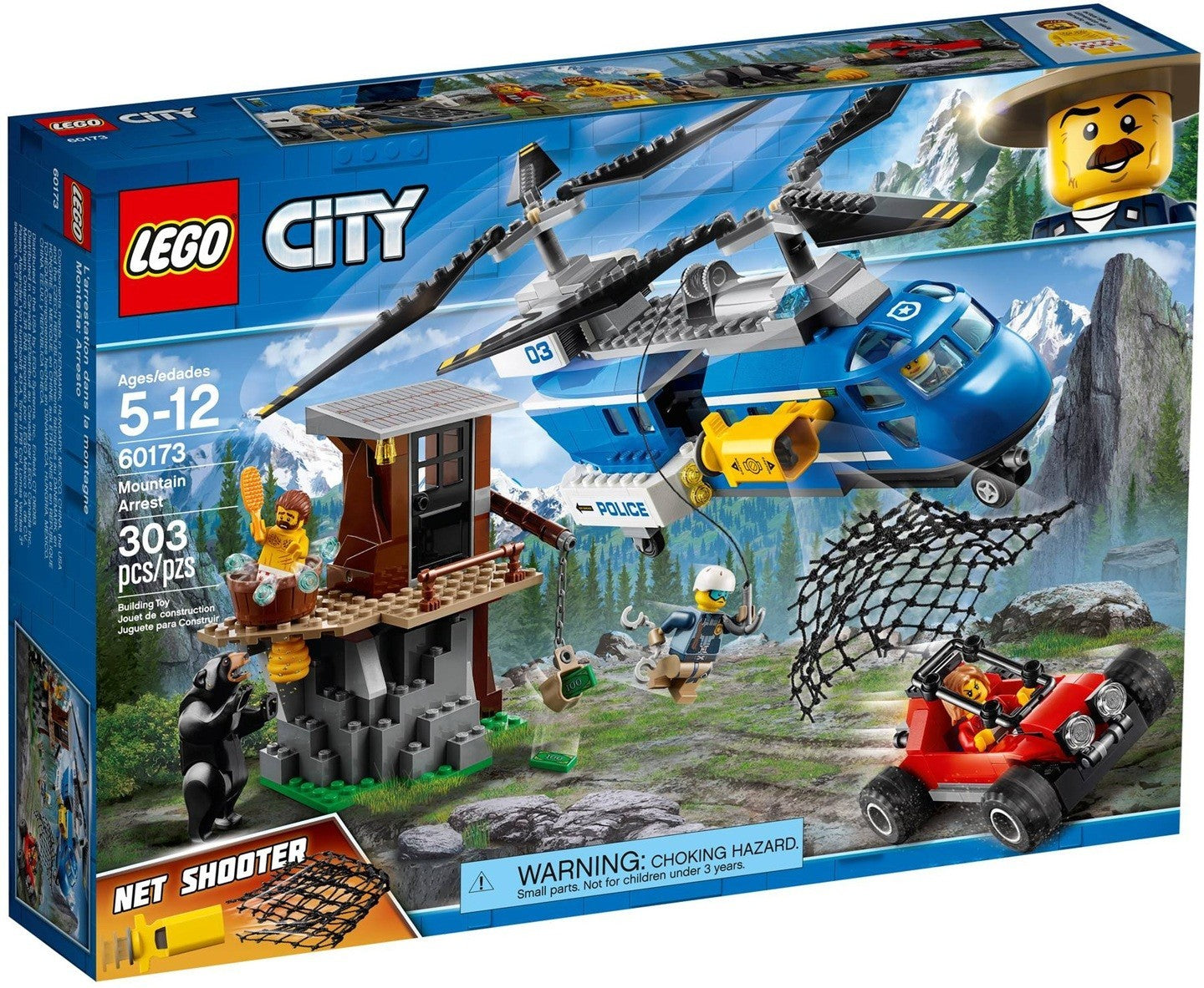 LEGO CITY: Mountain Arrest (60173) Retired Black Bear