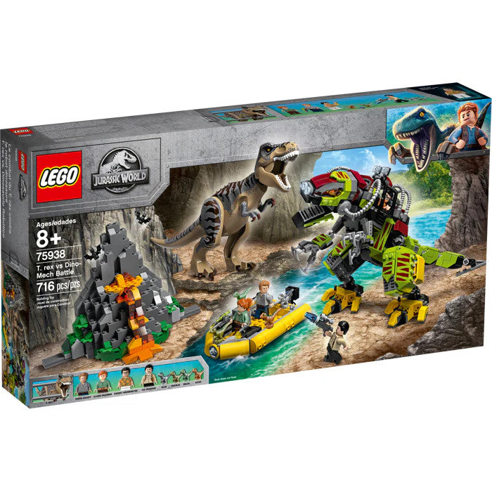 LEGO 75938 Jurassic World T. rex vs Dino-Mech Battle
