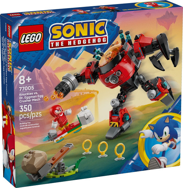 LEGO Sonic the Hedgehog - Knuckles vs. Dr. Eggman Egg Crusher Mech 77005
