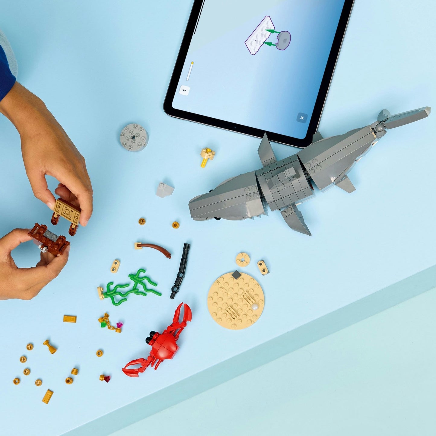 LEGO Creator 3-in-1: Fierce Shark with a Treasure Chest (31381