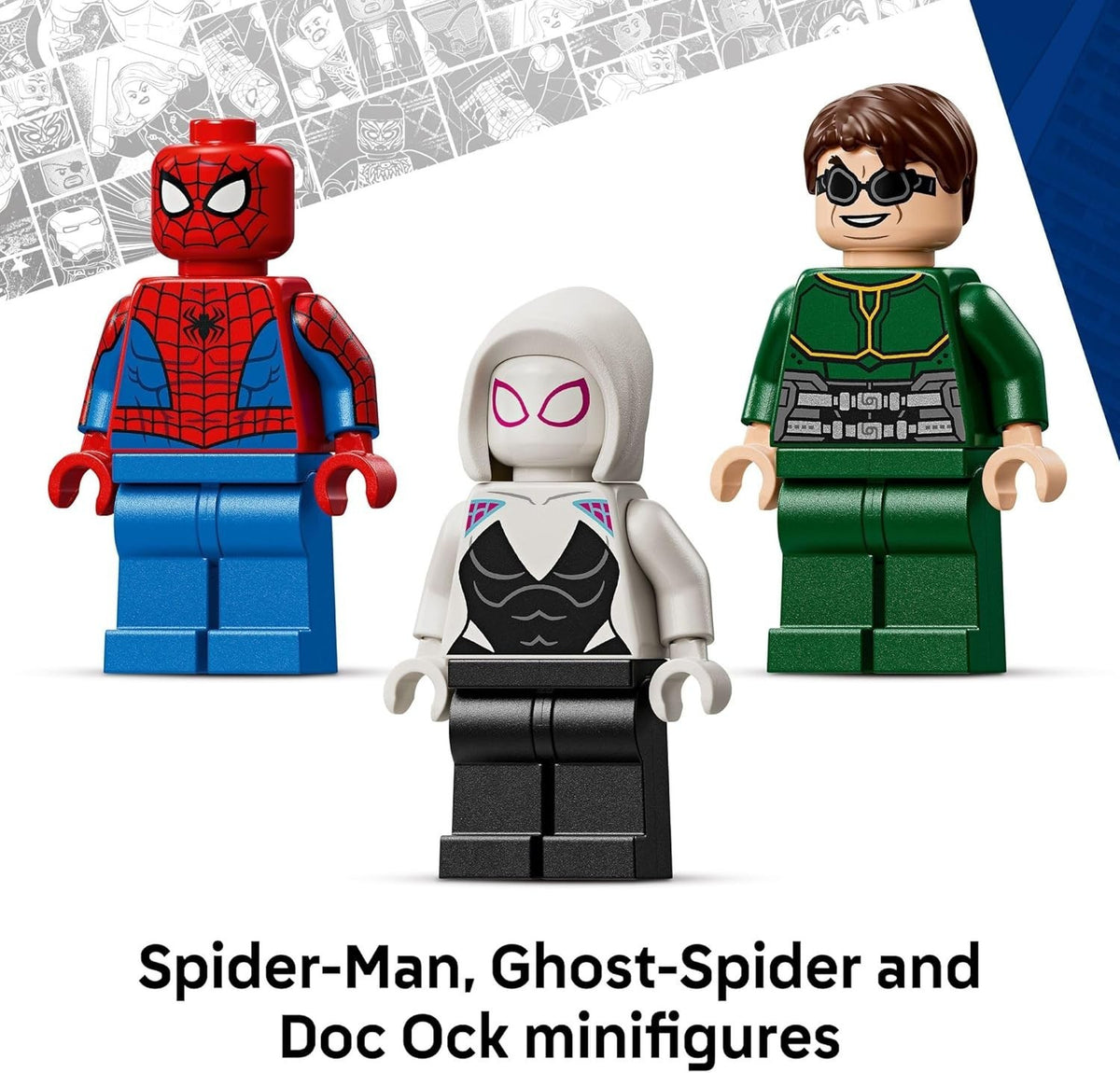 LEGO Marvel 76338 Mech Battle Spider-Man vs Doc Ock Set w/ Minifigures Building