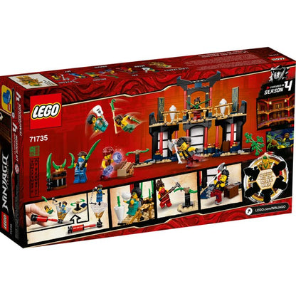 LEGO 71735 NINJAGO Legacy Tournament of Elements Temple Building Set