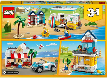 LEGO Creator 31138 Beach Camping Bus Construction Set for Children from 4 Years