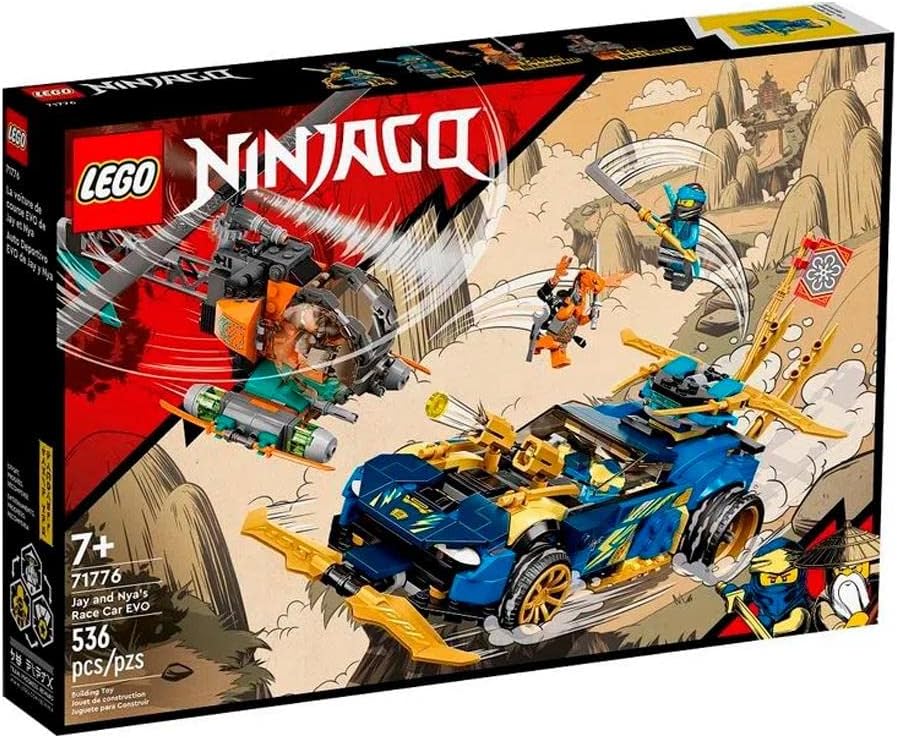 LEGO Ninjago Jay and NYA’s Race Car EVO 71776 Building Kit Amazon