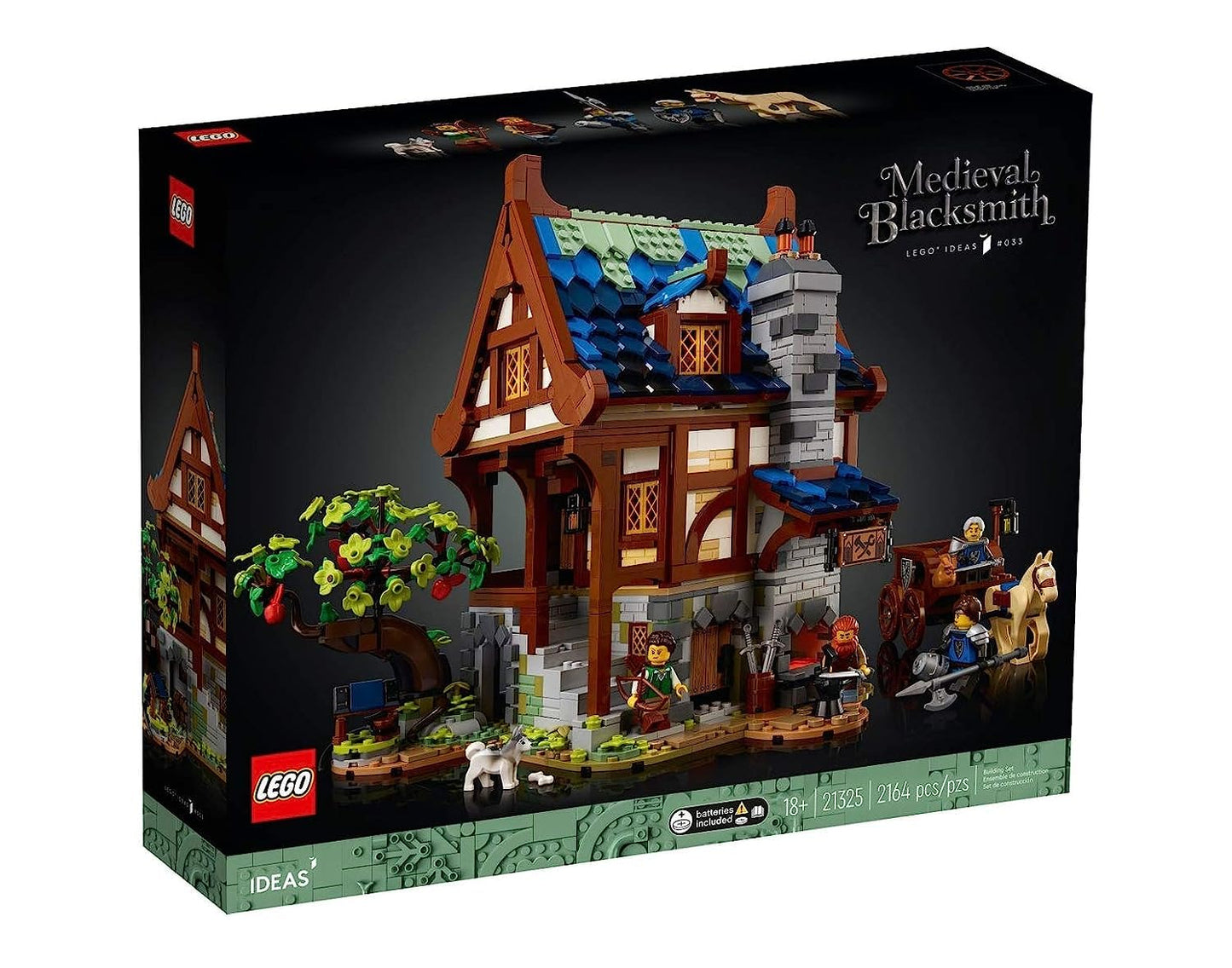 Lego Ideas Medieval Blacksmith Shop 21325 Amazon