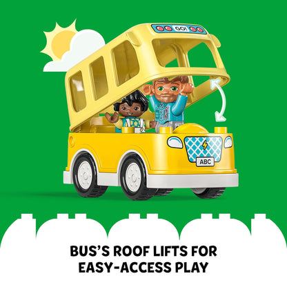 LEGO® DUPLO® The Bus Ride 10988 Building Toy Set for Toddlers Aged 2+