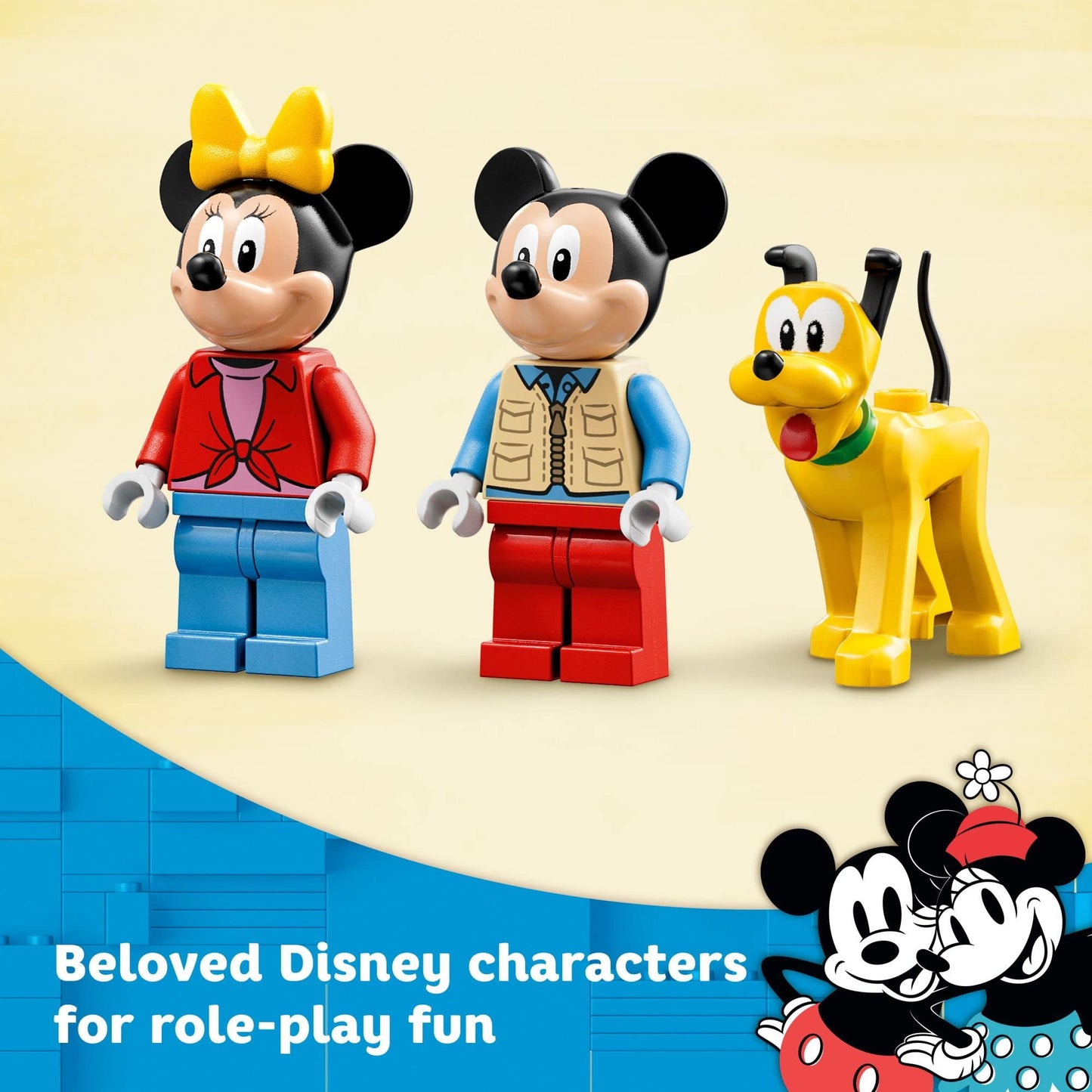 LEGO Disney Mickey and Friends – Mickey Mouse and Minnie Mouse’s Camping Trip 10777 Building Toy