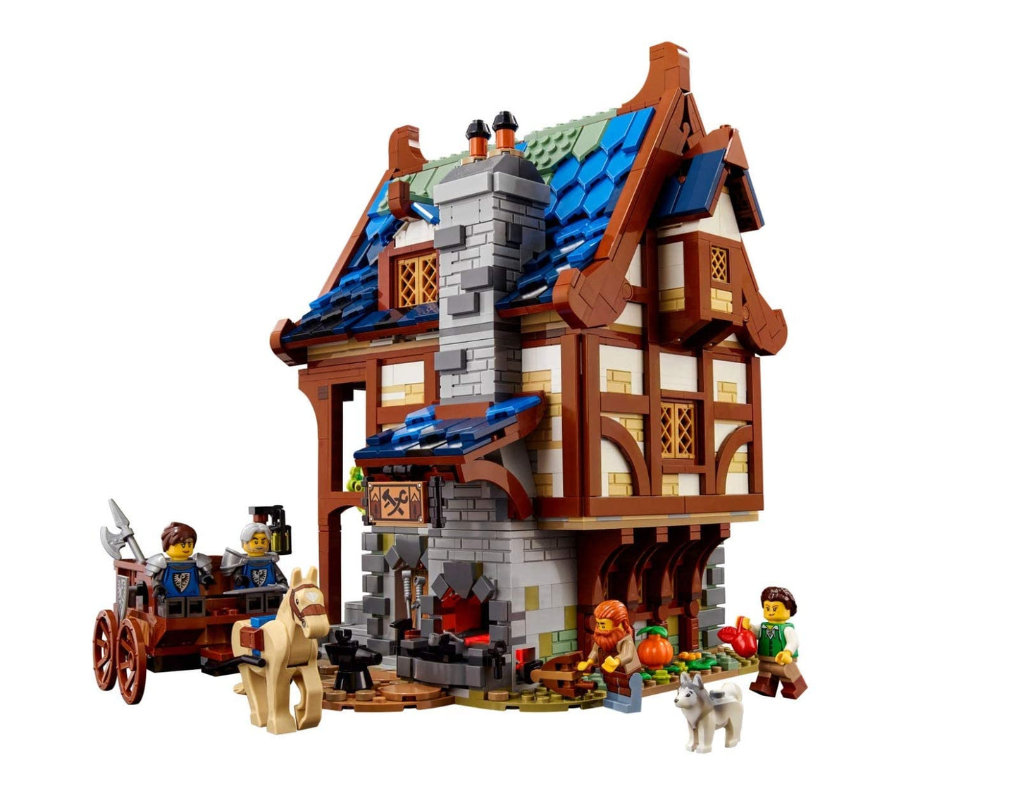 Lego Ideas Medieval Blacksmith Shop 21325 Amazon