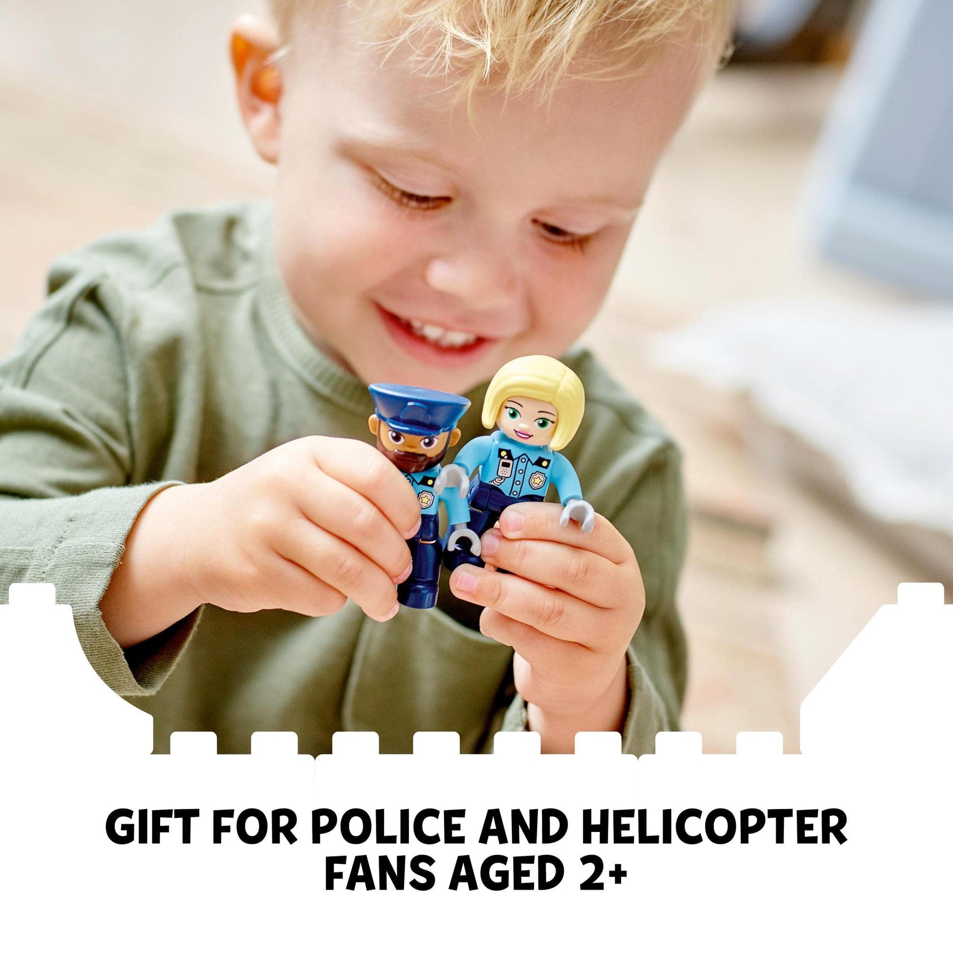 LEGO DUPLO Rescue Police Station Push & Go Car with Lights and Siren 10959 Amazon
