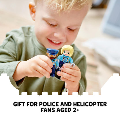 LEGO DUPLO Rescue Police Station Push & Go Car with Lights and Siren 10959 Amazon