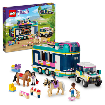 LEGO Friends Horse Show Trailer with 2 Toy Horses 41722