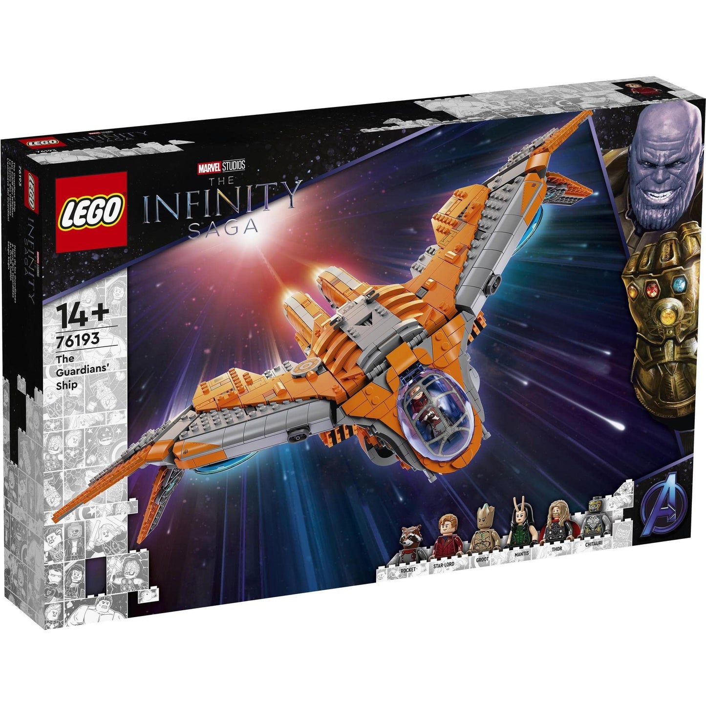 LEGO Super Heroes Marvel The Guardians’ Ship 76193 Large Building Set