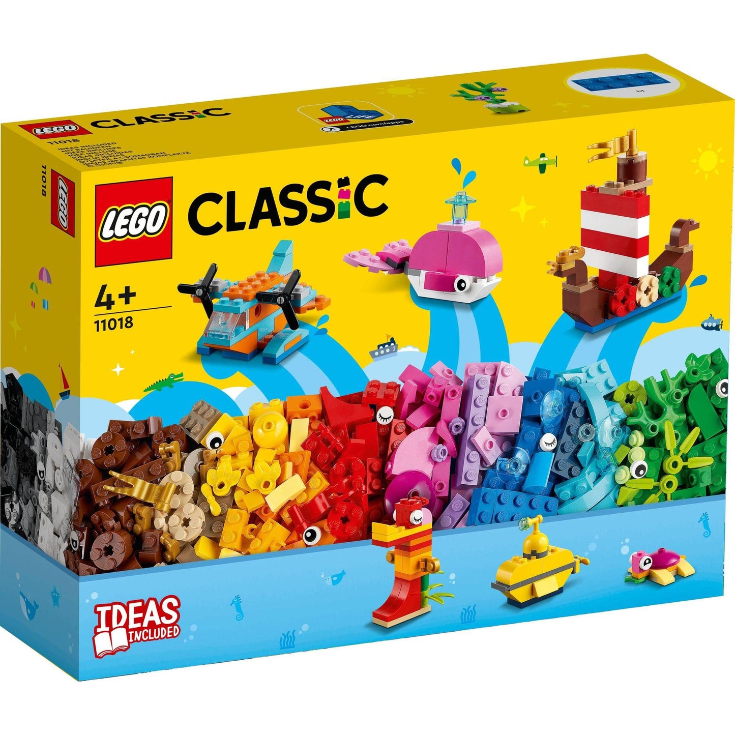LEGO® Classic Creative Ocean Fun 11018 Building Kit Amazon