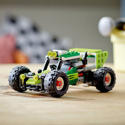 LEGO® Creator 3in1 Off-Road Buggy 31123 Building Kit; Features a Skid Loader and ATV (All-Terrain Vehicle) for Kids Aged 7+