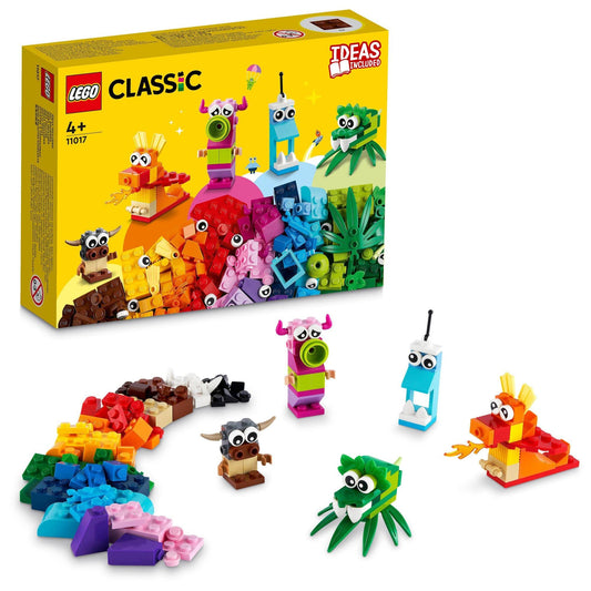 LEGO Classic Creative Monsters, 5 Mini Build Monster Toys 11017