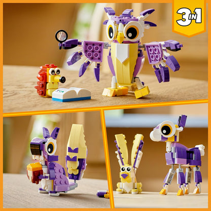 LEGO Creator 3 in1 Fantasy Forest Creatures 31125 Building