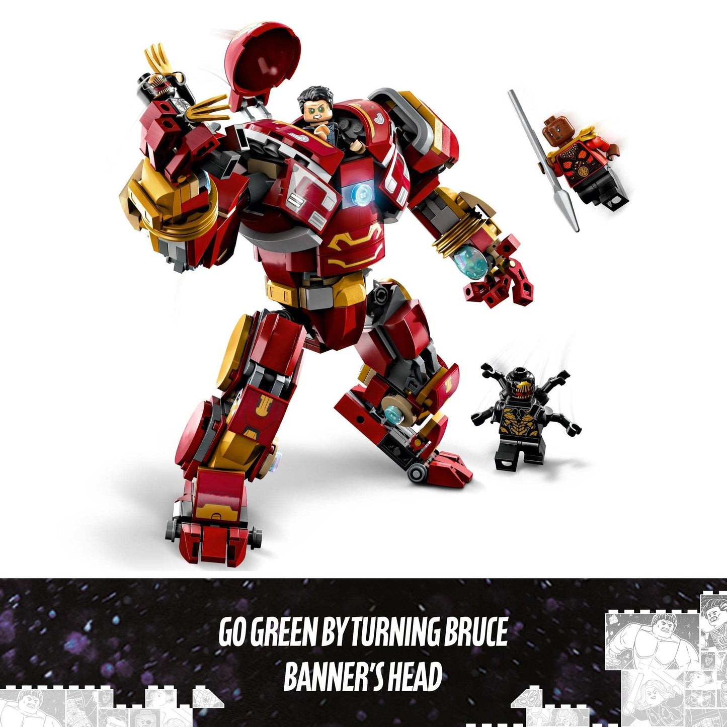 LEGO® Super Heroes Marvel The Hulkbuster: The Battle of Wakanda 76247 Building Toy