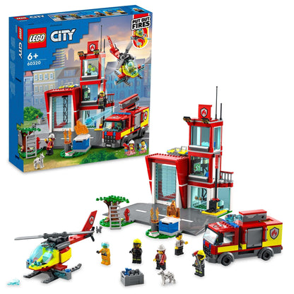 LEGO City Fire Station 60320 Kids Building & Construction Toys