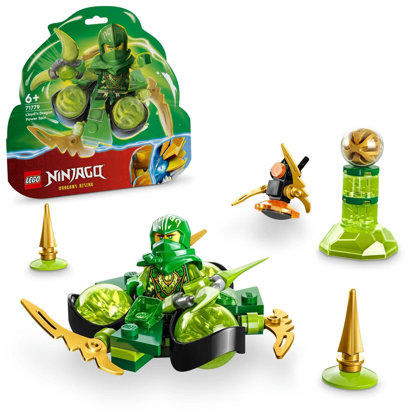 LEGO® NINJAGO® Lloyd’s Dragon Power Spinjitzu Spin 71779 Building Toy