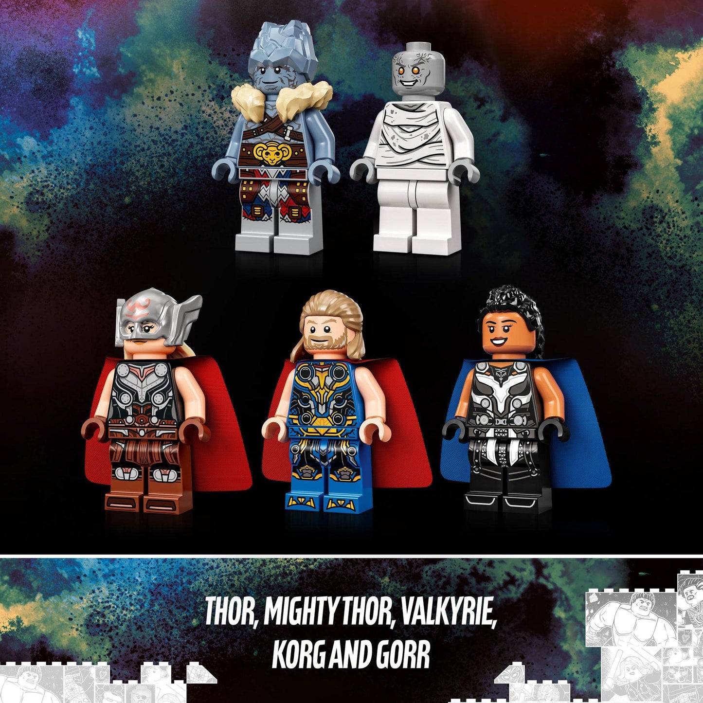 LEGO Marvel The Goat Boat Building Kit; Collectible Thor Construction Toy  76208