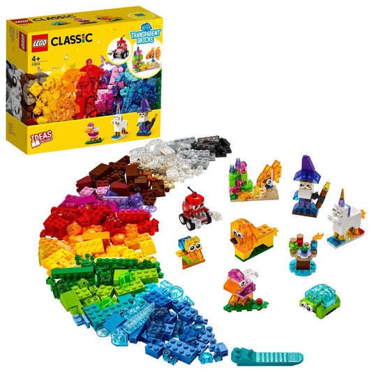 LEGO Classic Creative Transparent Bricks 11013 Building Set