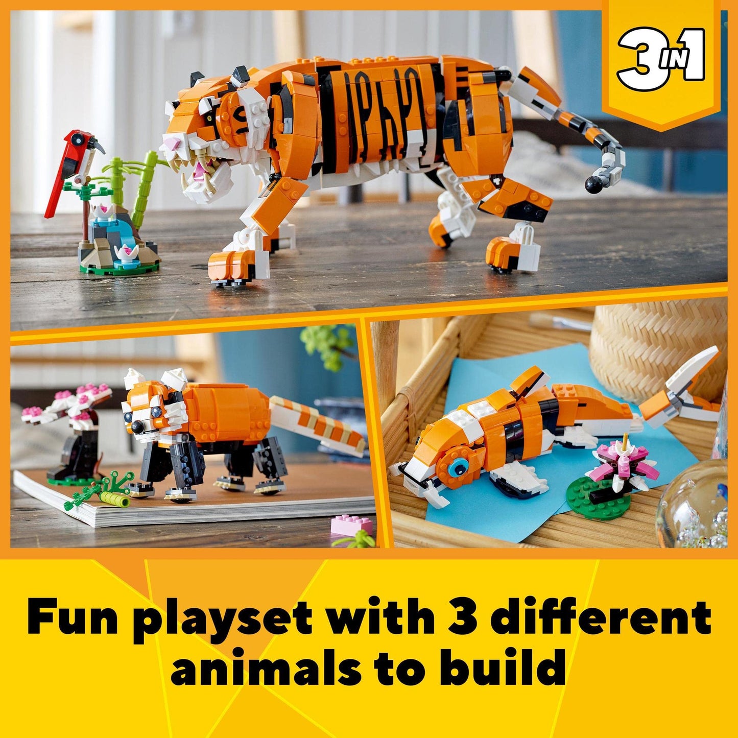 LEGO® Creator 3in1 Majestic Tiger 31129