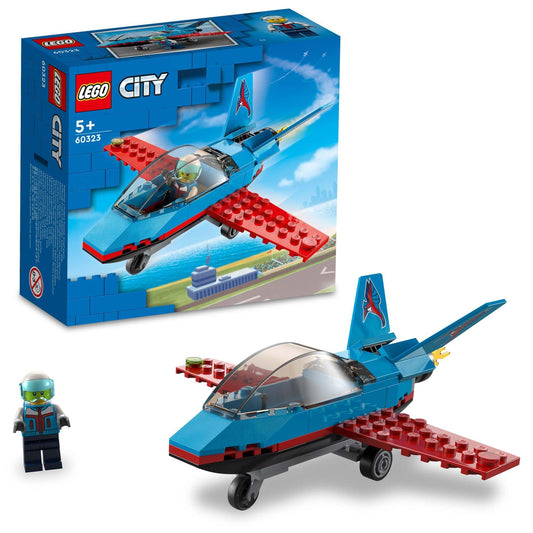 LEGO 60323 City Great Vehicles Stunt Plane Jet Aeroplane Toy