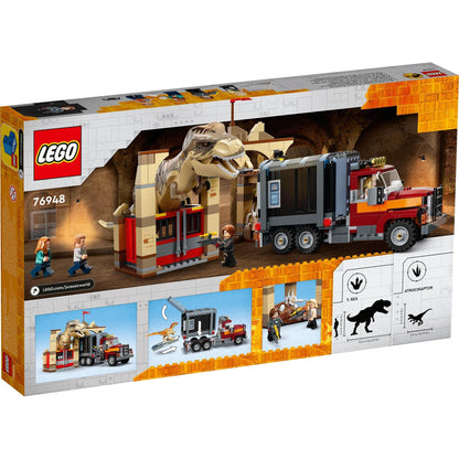 LEGO Jurassic World T. rex & Atrociraptor Dinosaur Breakout Building Kit 76948