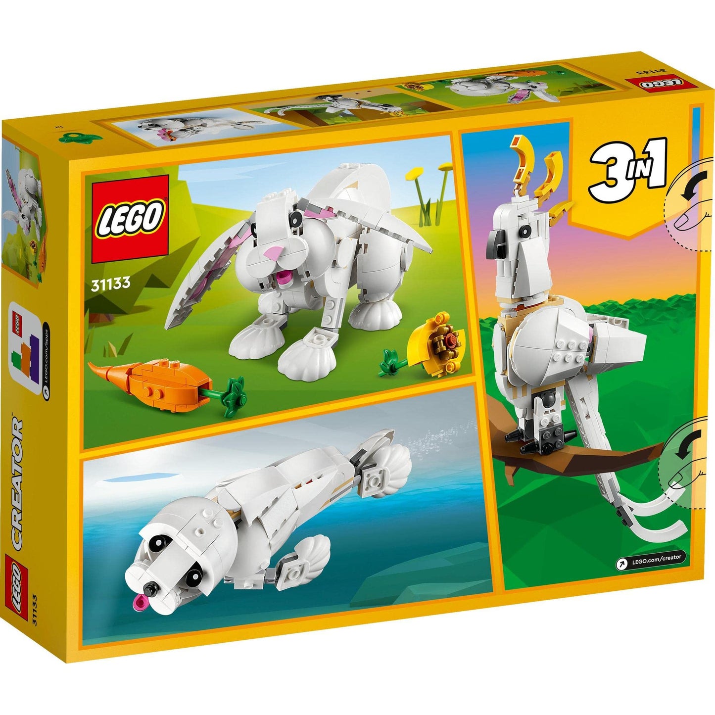 LEGO Creator 3in1 White Rabbit 31133