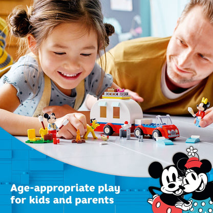 LEGO Disney Mickey and Friends – Mickey Mouse and Minnie Mouse’s Camping Trip 10777 Building Toy