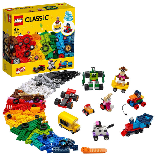 LEGO Classic Bricks and Wheels 11014 Building Set