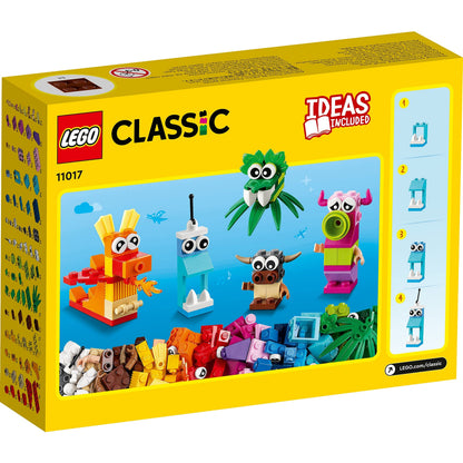 LEGO Classic Creative Monsters, 5 Mini Build Monster Toys 11017