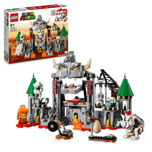 LEGO Super Mario Dry Bowser Castle Battle Expansion Set 71423 Building Toy