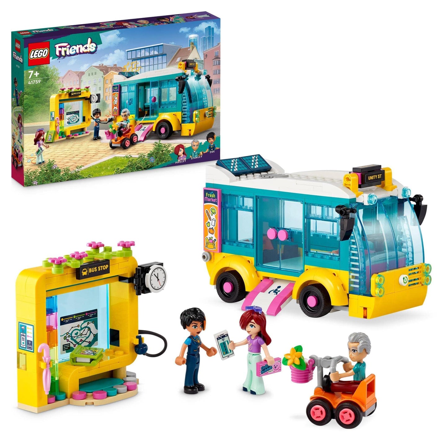 LEGO® Friends Heartlake City Bus 41759 Building Toy Set