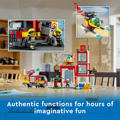 LEGO City Fire Station 60320 Kids Building & Construction Toys