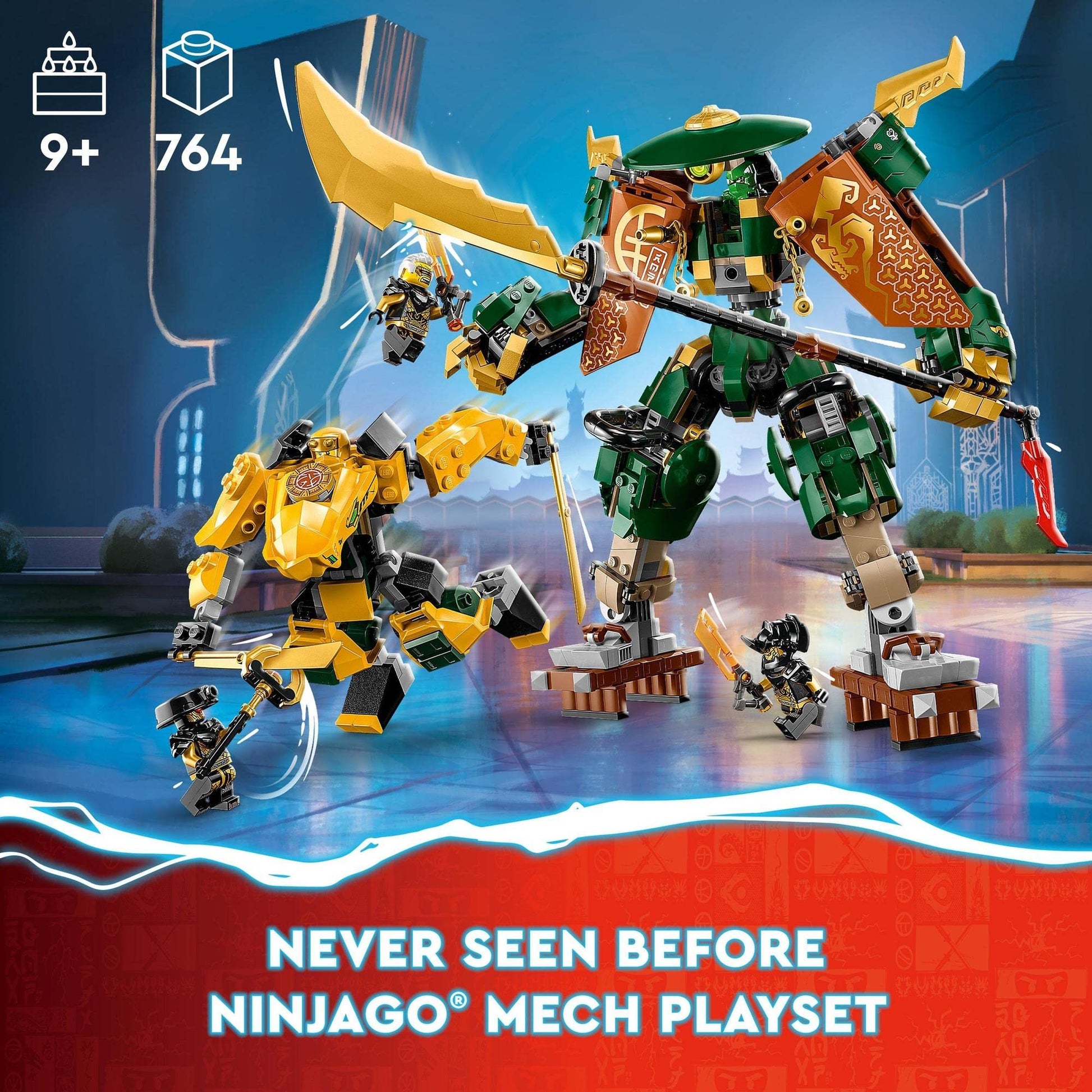 LEGO® NINJAGO® Lloyd and Arin’s Ninja Team Mechs 71794 Amazon
