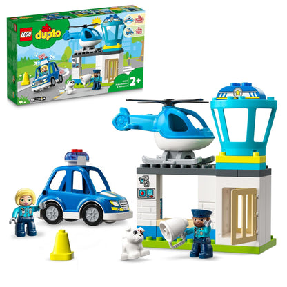 LEGO DUPLO Rescue Police Station Push & Go Car with Lights and Siren 10959 Amazon