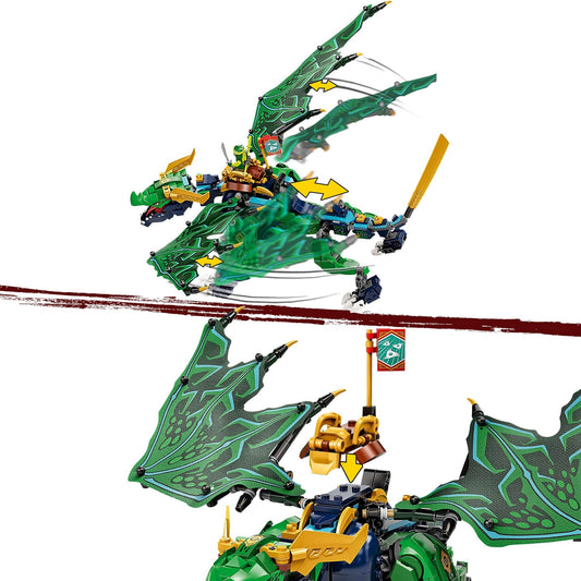 LEGO NINJAGO Lloyd’s Legendary Dragon Building Kit 71766 Amazon