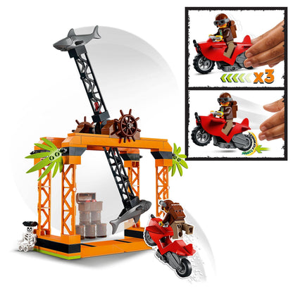 LEGO City Stuntz The Shark Attack Stunt Challenge Adventure Series Toy